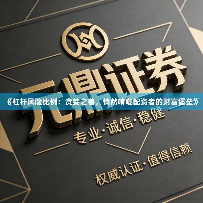 《杠杆风险比例：贪婪之兽，悄然啃噬配资者的财富堡垒》