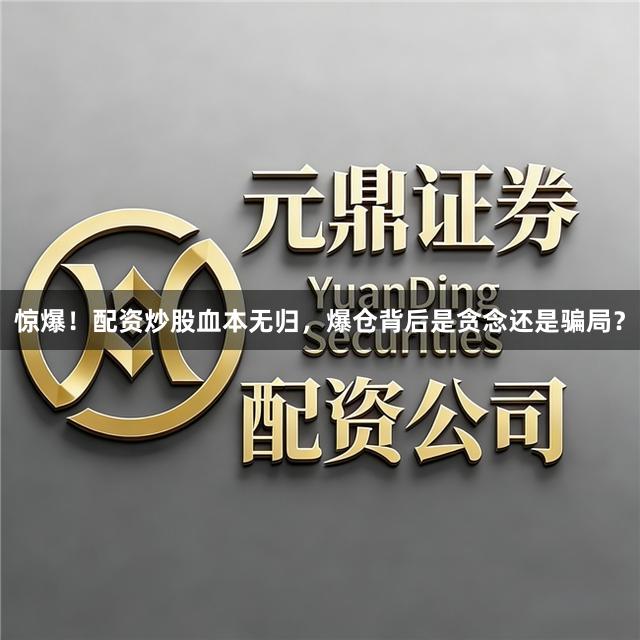 惊爆！配资炒股血本无归，爆仓背后是贪念还是骗局？