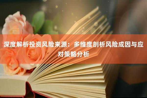深度解析投资风险来源：多维度剖析风险成因与应对策略分析