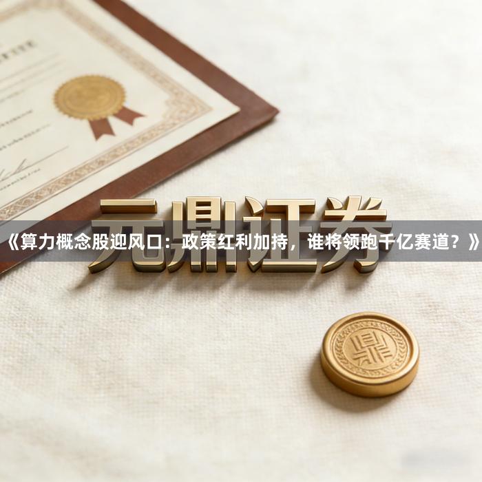 《算力概念股迎风口：政策红利加持，谁将领跑千亿赛道？》