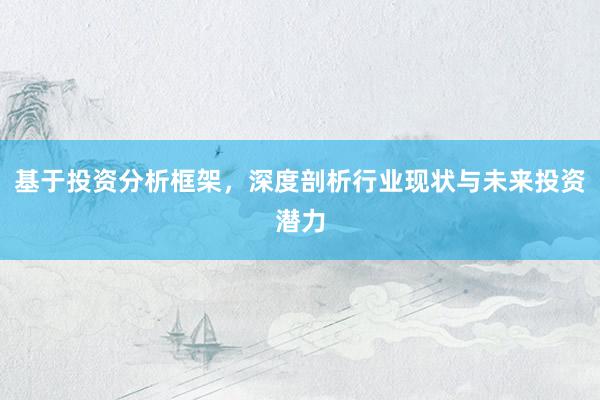 基于投资分析框架,深度剖析行业现状与未来投资潜力
